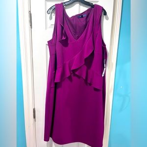 Rachel Roy Eggplant Sleeveless Dress